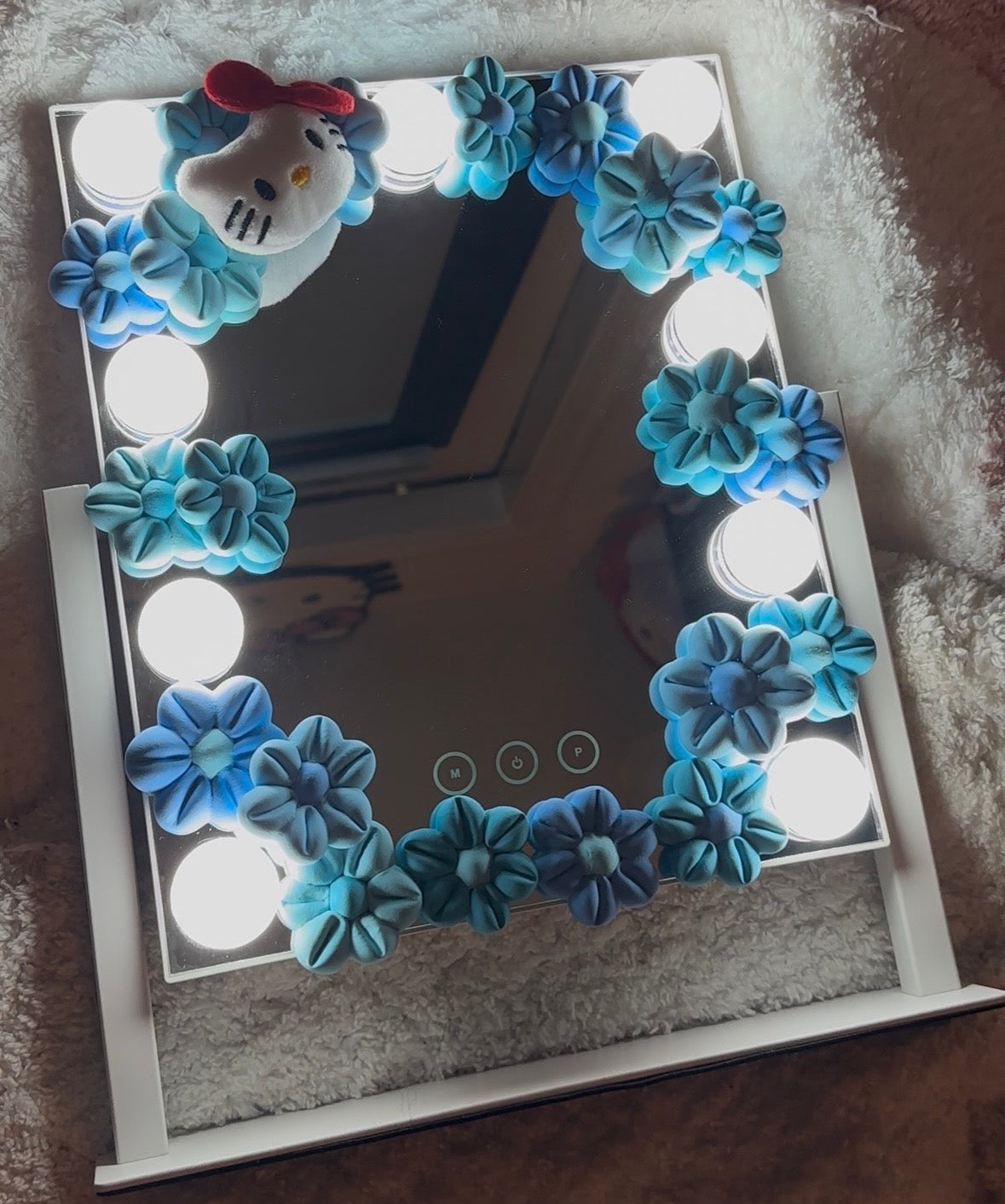 MINI FLORAL VANITY MIRROR